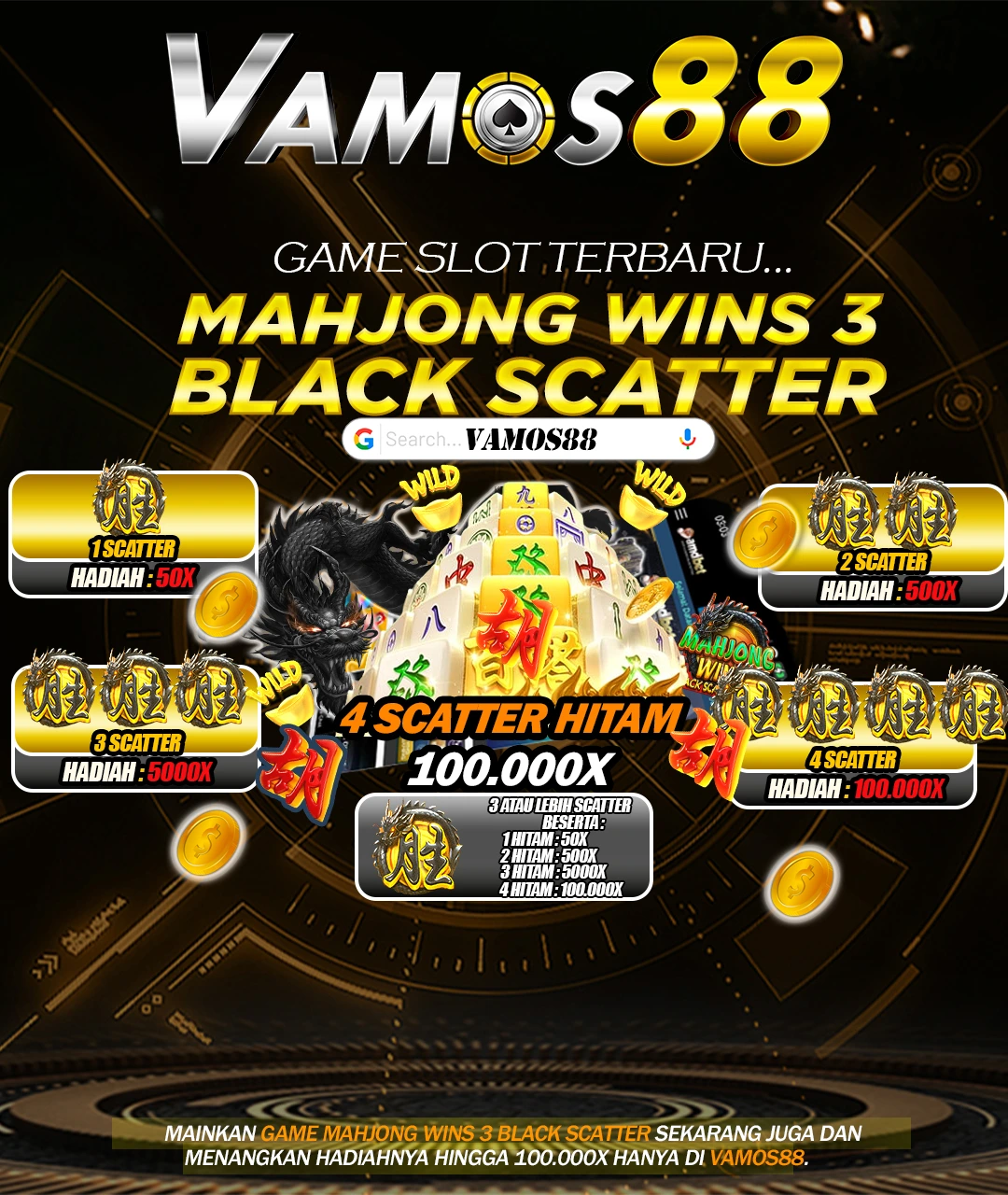 Vamos88: Tempat bermain dengan game baru black scatter